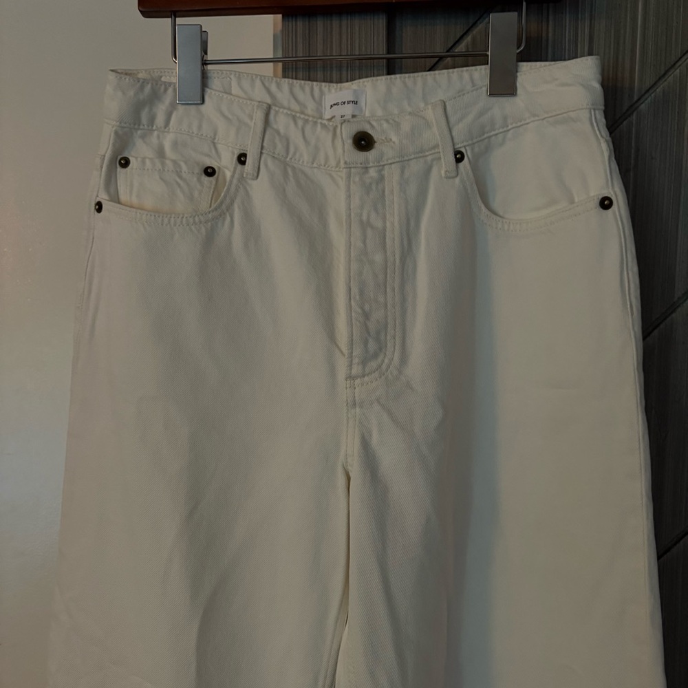 SONG OF STYLE Deanna Jean Retails
$215 White Chalk Wide-Leg Pants Size 27 - Picture 4 of 14